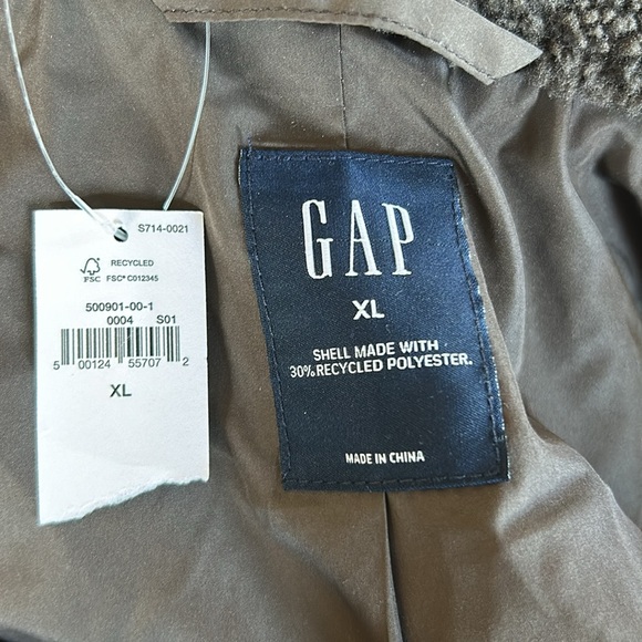 Women’s Brown Teddy Coat - Picture 2 of 3